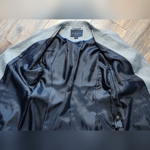 KENNETH COLE Womens Gray Blazer Size M - Picture 2 of 7